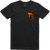 Point Blank - Flaming 8Ball Chest Embroidery T-Shirt - Black