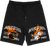 Point Blank - Flames Shorts - Black