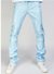 Kloud9 Leather Pants - Stacked Pockets - Sky Blue - P23660