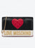 Moschino Bag - Big Quilted Heart Clutch - Black - JC4277PP0EKG0100