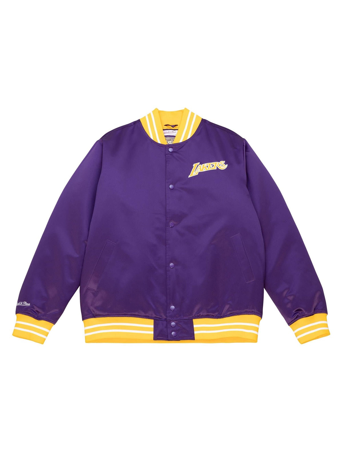 Mitchell & Ness 75th Anniversary Warm Up Jacket LOS ANGELES LAKERS Purple -  DARK PURPLE