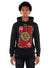 George V Hoodie - Playing Card - Black And Red - GV2316