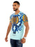 George V T-Shirt - Lion Ornament - Baby Blue - GV2303