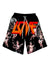 L.O.V.E Apparel Shorts - Life Is Better - Black