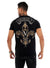 George V T-Shirt - Lys Flower - Black - GV2379