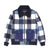 Makobi - M1015 Dario Wool Plaid Jacket - Navy