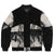 Makobi - M1099 Bagnoli Tapestry Varsity Jacket - Black