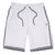 Makobi - M775 Makobi Luciano Shorts - White