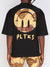 Politics T-Shirt - Oversized - Black and Army Camo - Mott103