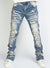 Politics Flare Skinny Stacked Jeans - Ramsey - Blue Wash - 518