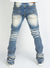 Politics Flare Skinny Stacked Jeans - Ramsey - Blue Wash - 518
