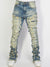 Focus Jeans - Shredded Super Stacked - Vintage Blue - 3445