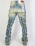 Focus Jeans - Shredded Super Stacked - Vintage Blue - 3445