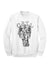 Capital Denim Sweatshirt - Midnight Mass - White - CPTLT11CF