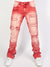 Politics Skinny Stacked Jeans - Murphy - Bright Red - 503