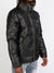 Majestik Jacket - Branded Faux Leather Puffer - Black - JJ2224