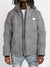 Majestik Jacket - Branded Wool Puffer - Heather Grey - JJ2227