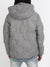 Majestik Jacket - Branded Wool Puffer - Heather Grey - JJ2227