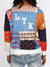 Politics Sweater - Cable Knit - Multi Pattern - PLTK2033