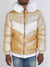 Jordan Craig Jacket - Color Blocked Puffer - Sand - 91587