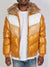 Jordan Craig Jacket - Color Blocked Puffer - Wheat - 91587