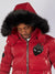 Reelistik Jacket - Love Hurts Puffer - Dark Red - RST-1997-3