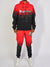 Motive Denim Sweatsuit - Rise & Grind - Red - MT142