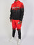 Motive Denim Sweatsuit - Rise & Grind - Red - MT142