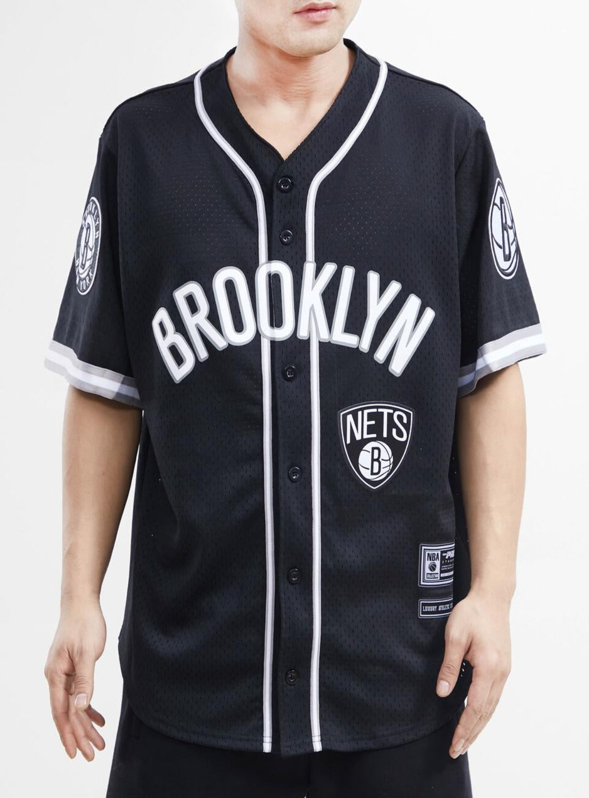 Jerome Jordan Brooklyn Nets Practice-Used #9 Black and White and Rev Jersey  from the 2014-15 NBA Season - Size 3XL