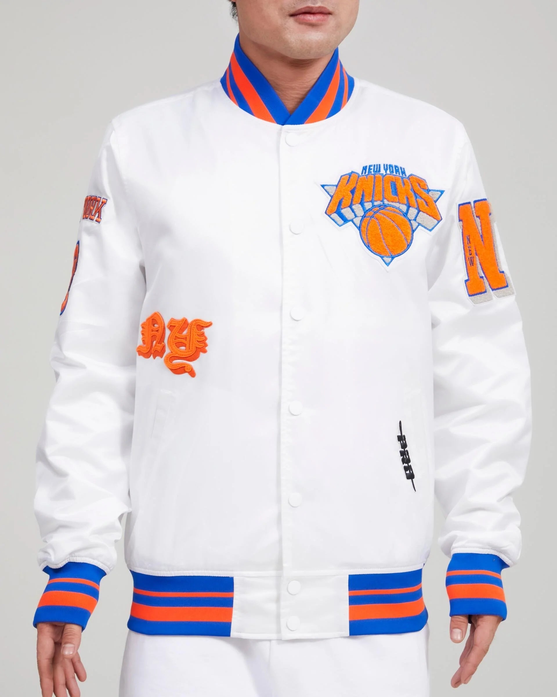 White new store york knicks jacket