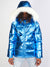 Vengeance of Cincy Puffer Jacket - Metallic Blue and Orange