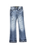Jordan Craig Kids Stacked Jeans With Shreds - Deep Blue - JTF206K