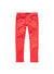 Purple-Brand Pants - Patent Leather Film - Red - P001-RPLF422