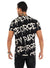 George V T-Shirt - Paint Drip Logo Tag - Black - GV2357