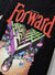 Paper Plane T-Shirt - Forward Motion Tee - Black - 200158 001