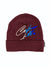 Cookies Hat - Flip the Script Beanie - Burgundy - 1547X4460