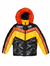 Makobi Puffer Jacket - Big and Tall Sizing - Black/Orange - M7730B