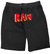 Rawyalty Shorts - My Life My Rules - Blue and Black