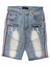 M. Society Shorts - Rip and Tear - Ice Blue - MS-21517