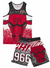 Mitchell & Ness Short Set - Jumbotron Bulls - Black and Red