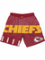 Mitchell & Ness Shorts - Sublimated Chiefs - Maroon