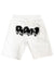 Rawyalty Shorts - Drip Raw - White with Black