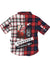 Kleep Kids Shirt - Flannel & Twill - Cerise - KSW4700K