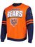 Mitchell & Ness Sweatshirt - All Over Crew 2.0 - Chicago Bears - Burnt Orange And Navy - FCPO3400