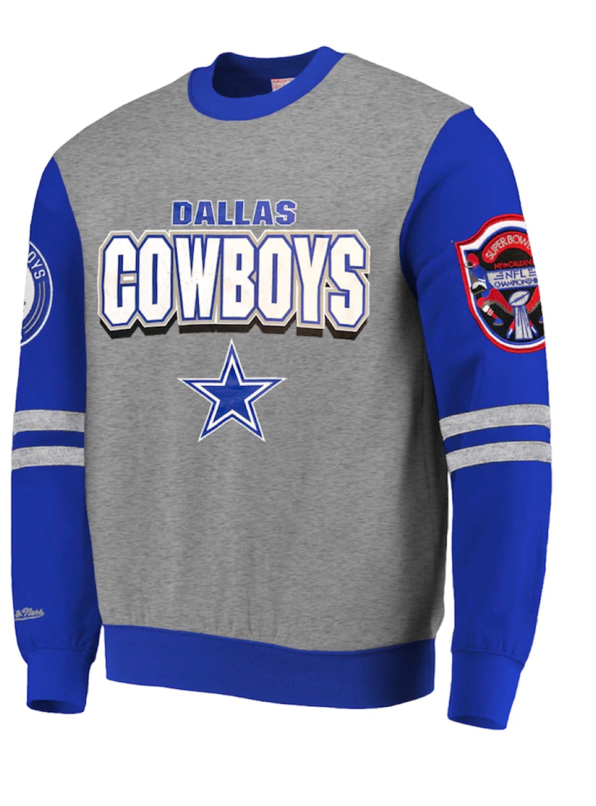 Mitchell & Ness Sweatshirt - All Over Crew 2.0 - Dallas Cowboys
