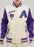 Pro Standard Jacket - Retro Classic Wool Varsity - Diamondbacks - Cream - LAD635513