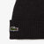 Lacoste Hat - Unisex Ribbed Wool Beanie - Gray  - RB0001