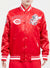 Pro Standard Jacket - Retro Classic Satin Varsity - Reds - Red - LCR636595