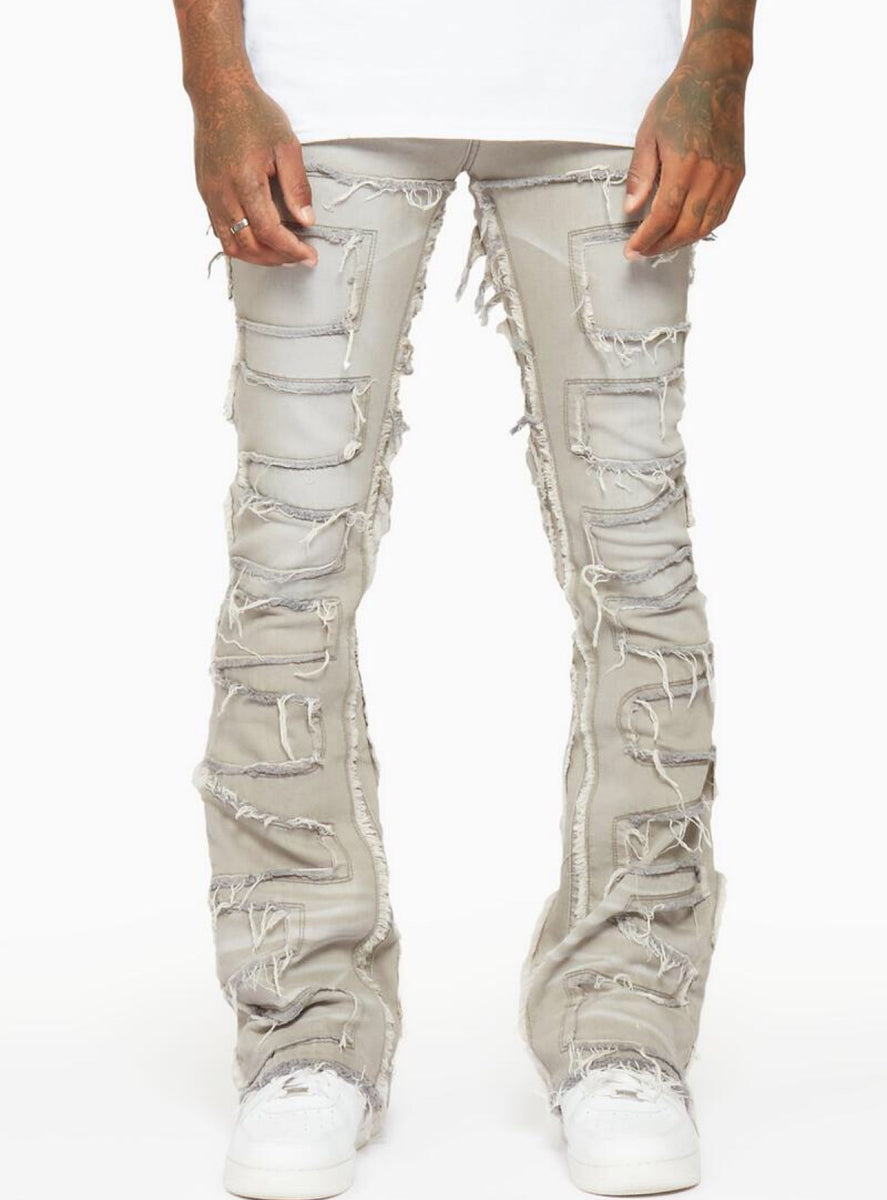 Rockstar Original Jeans - Shake Stacked - Grey - RSM9866 – Vengeance78