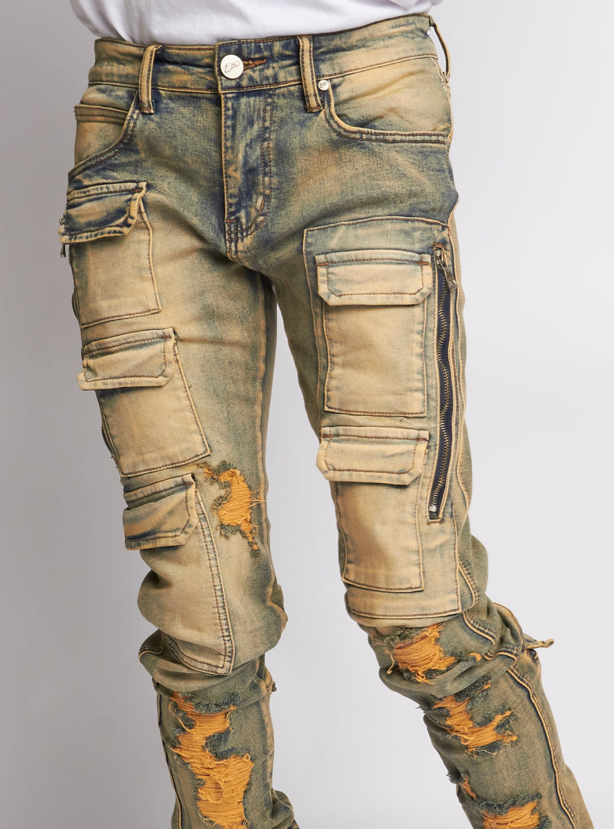 Politics Skinny Stacked Jeans - Murphy Vintage Wash - 501 – Vengeance78